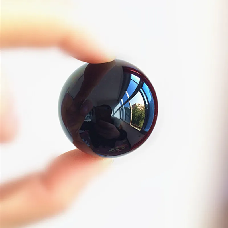 

40mm Rare Black Quartz Crystal Glass Magic Ball Crafts Feng Shui Crystal Healing Balls Sphere Products For Home Decorative