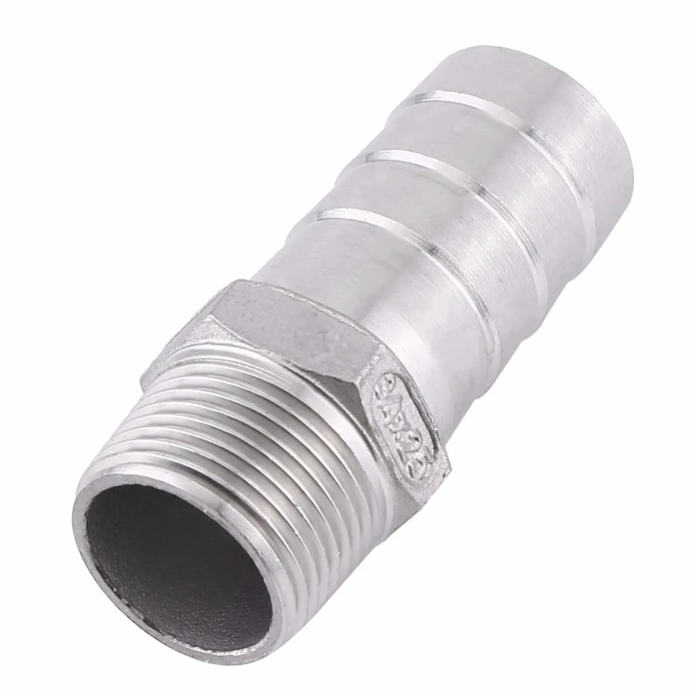 

Stainless Steel SS304 Male Thread Pipe Fitting Barb Hose Tail Connector