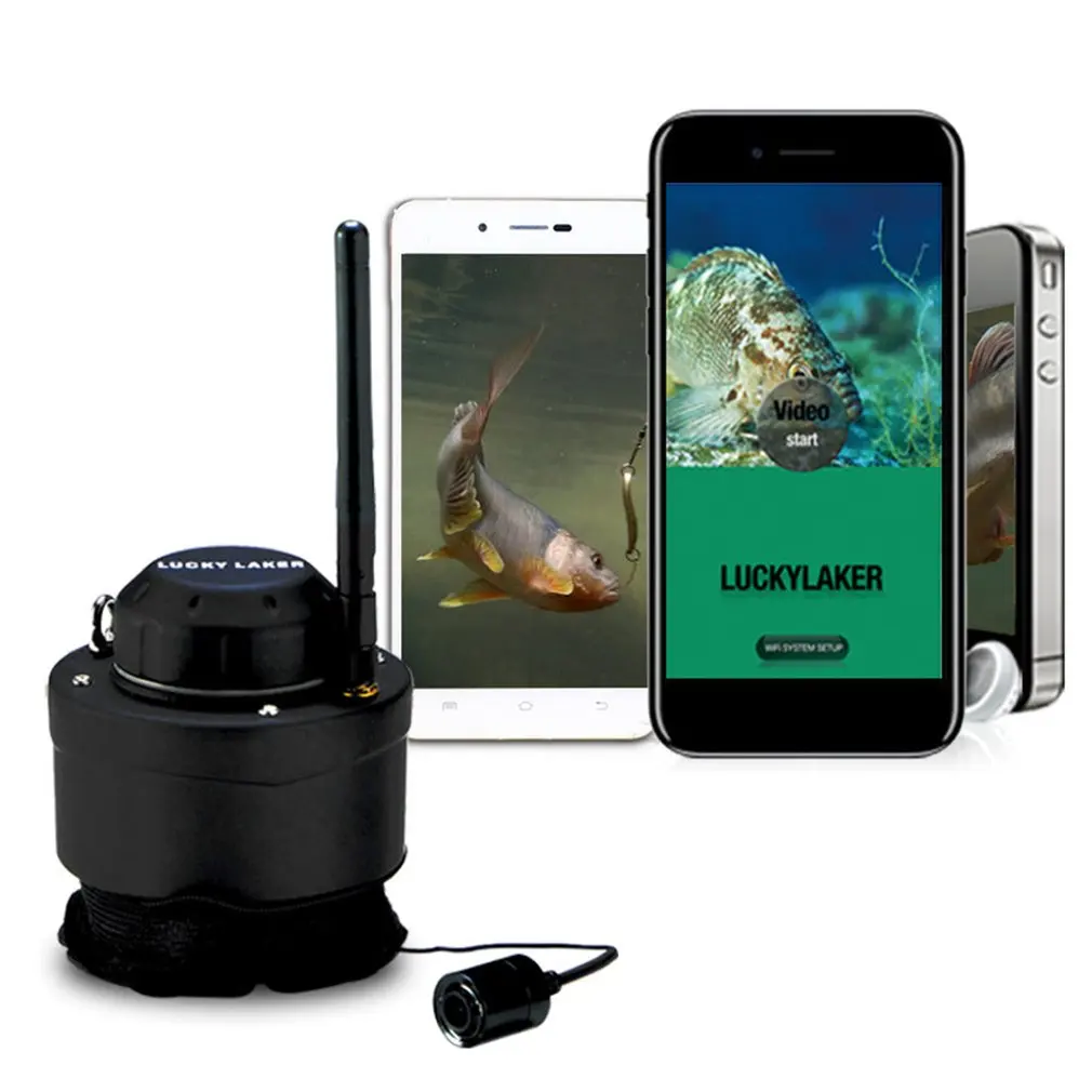 

Lucky Portable Wifi Fishing Inspection Camera Underwater Camera Fish Finder Fit for Android for iOS Mobile Phones FF3309
