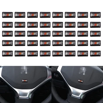 

40pc Car Styling car decoration sticker Car Emblem Badge Sticker For Mitsubishi Ralliart Lancer ASX Pajero Outlander Accessories