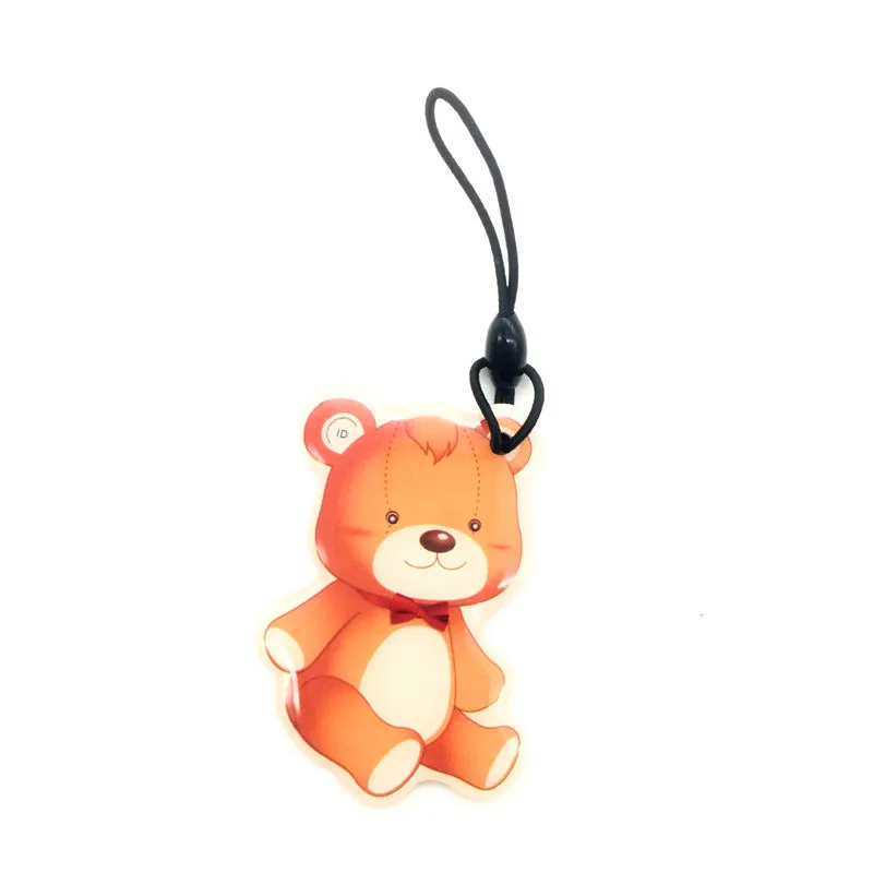 

1pcs T5577 Proximity Duplicator Copy 125khz RFID Tag llaveros llavero Porta Keyfob Chave Card Sticker Key Fob Token Ring