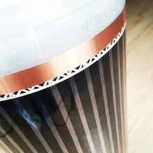 7.5m2 220 Вт/м2 Электрический пол Отопление электрическая инфракрасная пленка температура низкая электрическая графитовая электрообогревная пленка теплый коврик