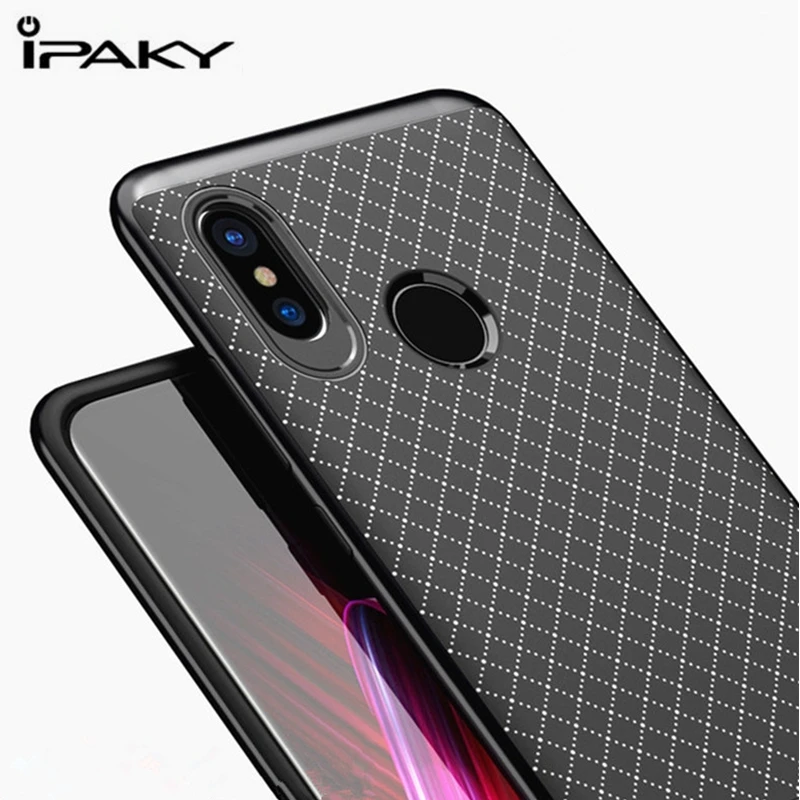 

IPAKY Luxury Case For Xiaomi mi6X Case Silicone TPU Cover With PC Frame For Xiaomi mi a2 mia2 Case For Xiaomi 6x Mi A2 Case