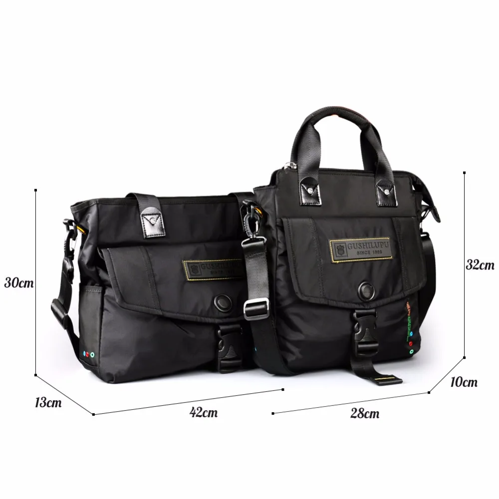 Men Briefcase Student Briefcase Ruil Multifunction Men Fashion Travel Laptop Briefcase Oxford Cloth Bags Leisure Toolkit Package