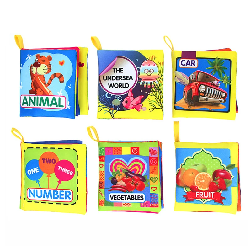 

Cloth Baby Book Intelligence Development Educational Toy Soft Cloth Learning Cognize Books For 0-12 Months Kids Quiet Book