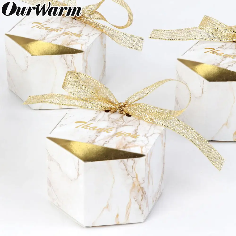 OurWarm бумажная коробка для конфет десертные пакеты свадебные сувениры подарки