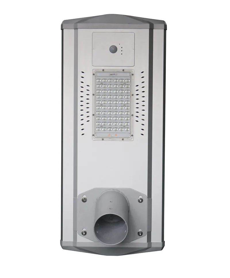 

60W Outdoor Waterproof Motion Sensor Solar Powered LED Pole Wall Street Path Light For Garden 3 Working Modes 5 Years Warranty