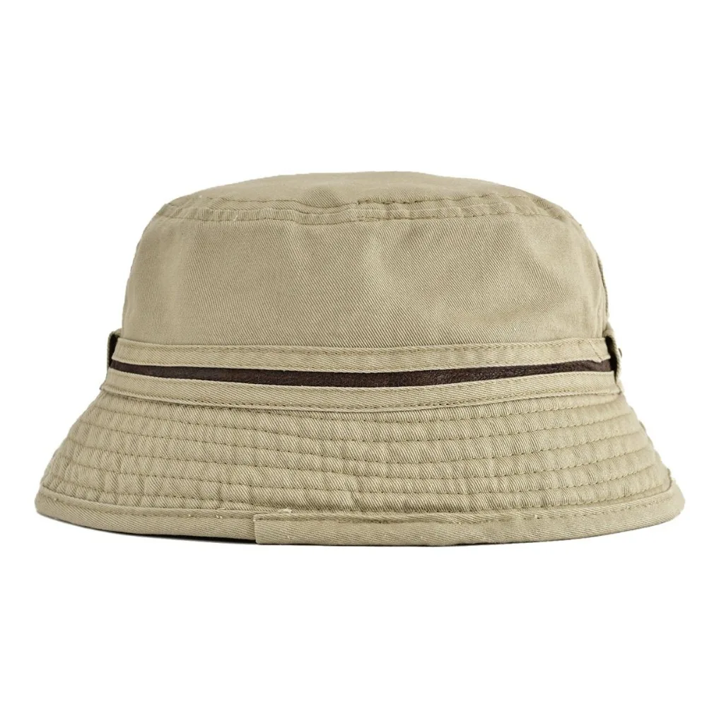VOBOOM Летняя мужская шляпа-Панама цвета хаки, одноцветная, с широкими полями, саржевая, хлопковая, Boonie, Giggle, шляпы с люверсами, солнцезащитная Кепка, Панама, рыболовная Кепка s 102
