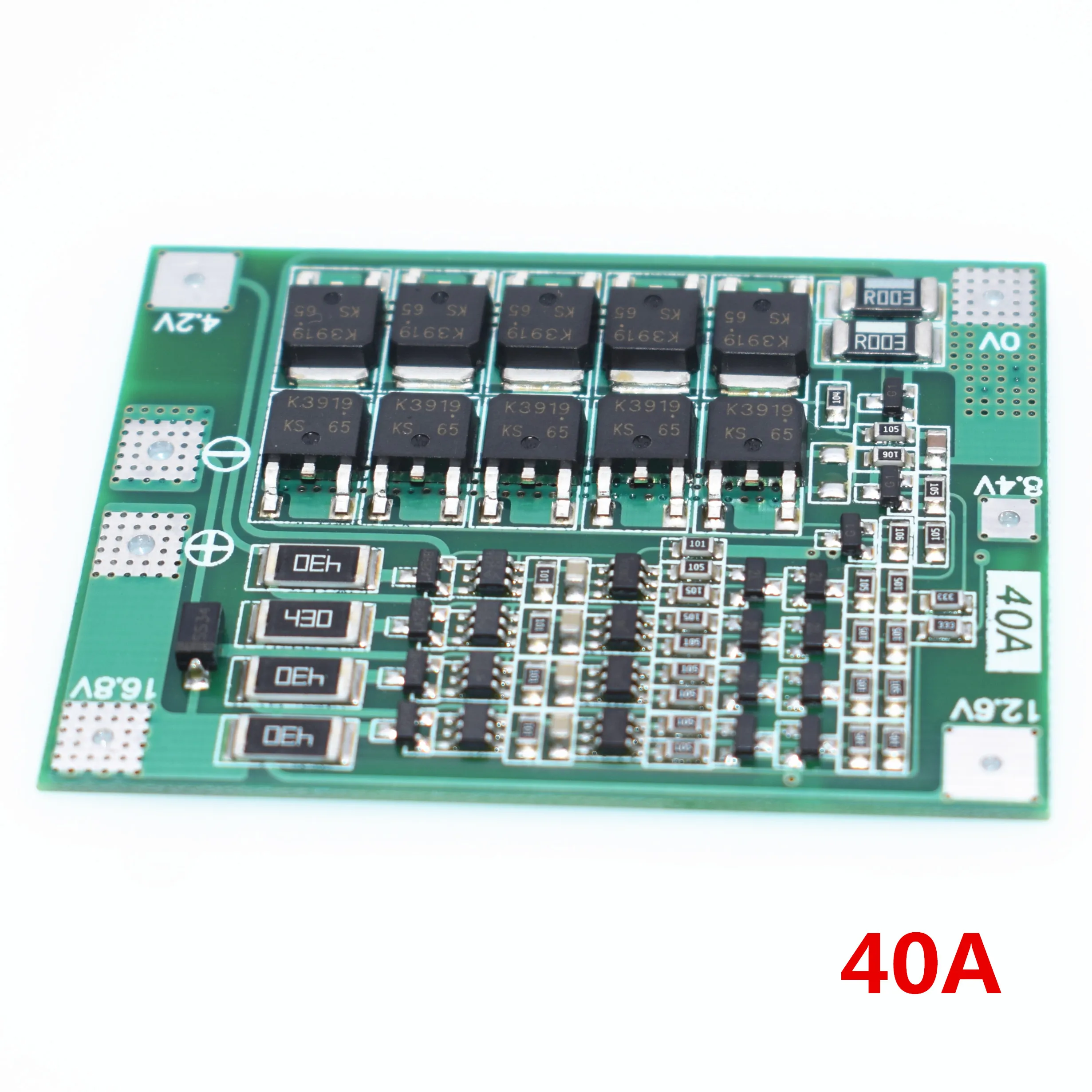 4S 40A литий-ионная батарея 18650 зарядное устройство PCB BMS Защитная плата с балансом для бурильного двигателя 14,8 в 16,8 в Lipo сотовый модуль