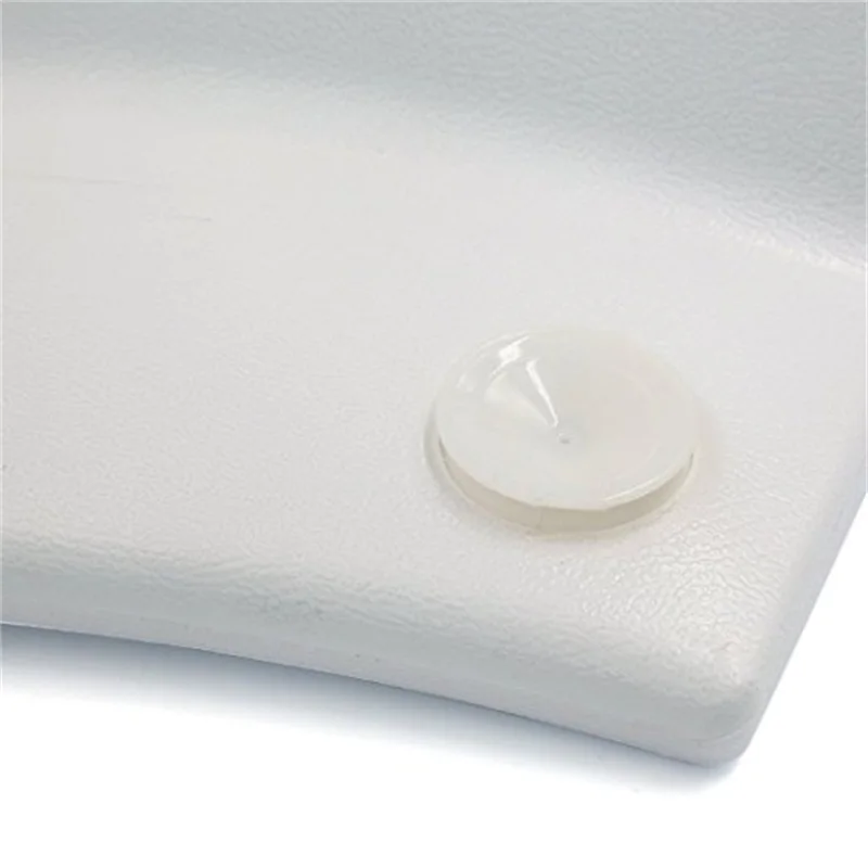 Top quality Eco-friendly flexible PU Colorful bathroom pillow spa headrest pillow for bathtub with silica gel suction cups (1)