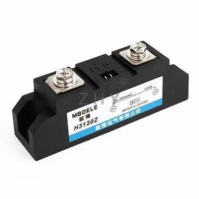 

DC-AC 3-32V DC to 24-480V AC 120A Single Phase Solid State Relay