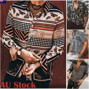 

Newest Hawaiian Man's Shirt Stag Beach Hawaii Aloha Party Summer Fantasy Casual Shirt