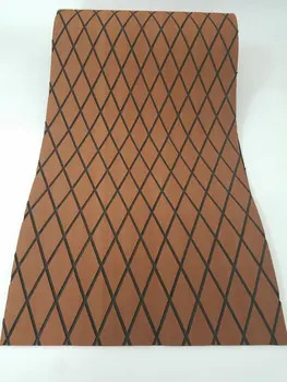 

Marine Boat RV EVA Diamond Teak Decking Sheet Dark Brown 700mm*1900mm*6mm 28" * 75" *1/4"