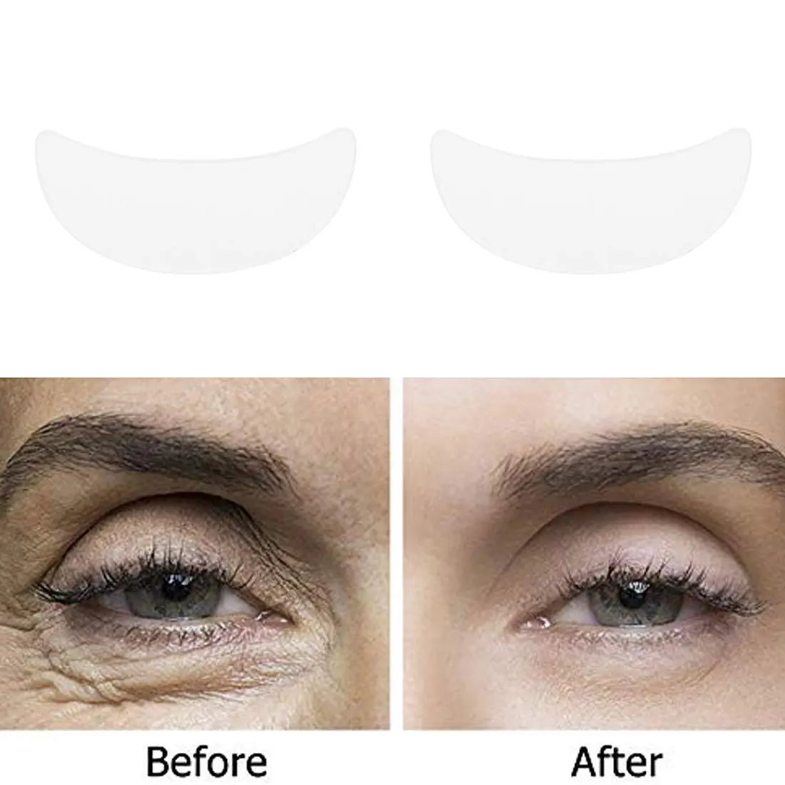 

1 Pcs Anti Wrinkle Silicone Eye Face Pad Reusable Medical Grade Face Mask Anti-aging Pad Prevent Face Wrinkle dropship