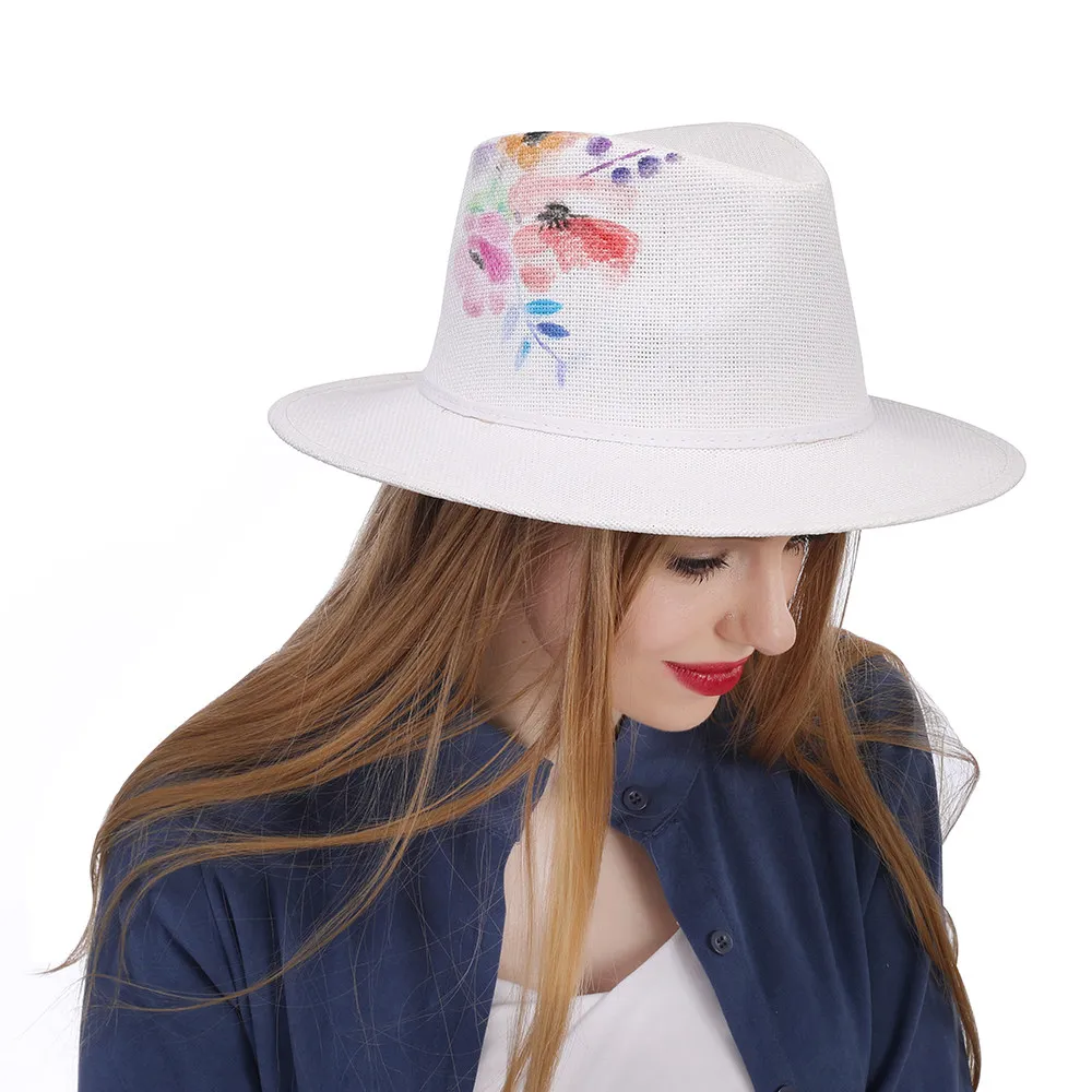 Fashion Women Straw Summer Panama Hat 