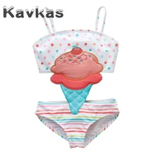 Kavkas детский купальник один шт. мультфильм дизайн летние пляжные купальники От 1 до 8 лет детская одежда для купания