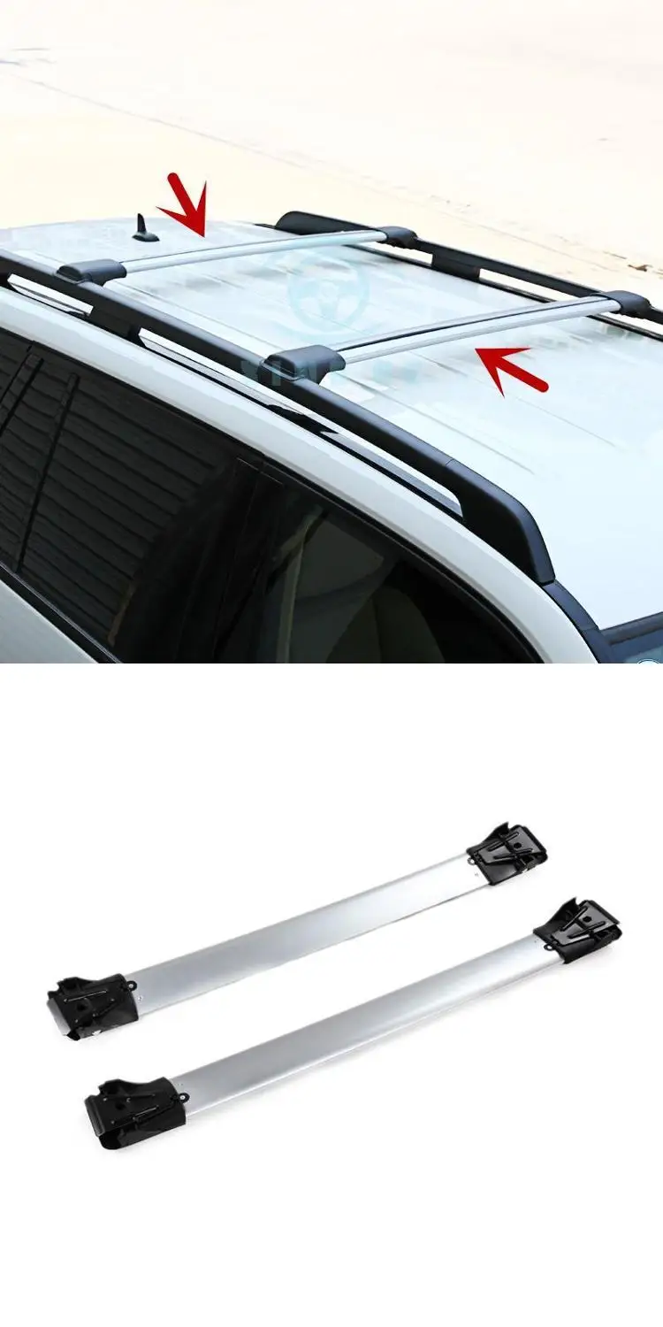 1 set For Subaru Forester 2008 2016 Aluminum Cross Bar Roof Cargo