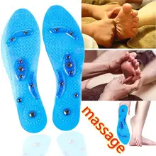 Новые магнитные массажные стельки для ухода за ногами Акупрессура для похудения Гель для обуви здоровье стельки медицинская терапия Силиконовые вставки для обуви