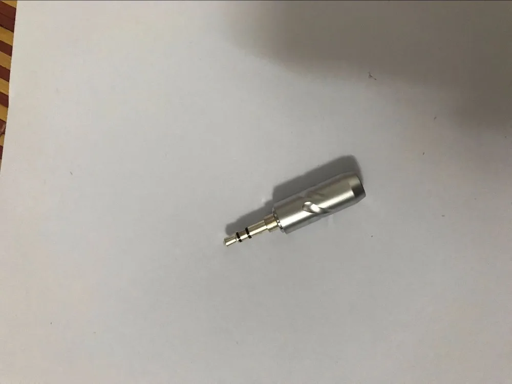 10pcs 3 5mm 2 5mm rhodium plated Plug DIY headphone adapter for FURUTECH Audio Connector