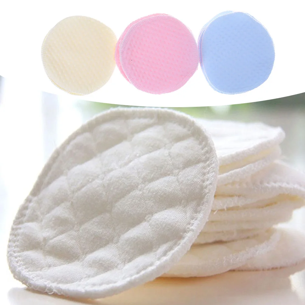 6pcs Reusable Washable Absorbent Mom Baby Breast Feeding Nursing Pads  g4l 