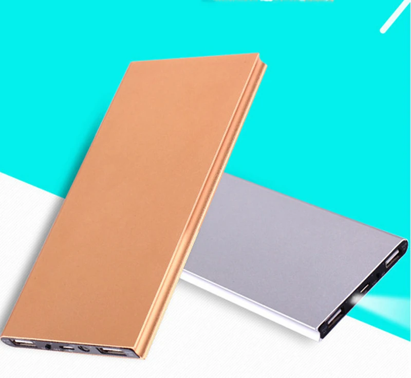 bilder für Ultradünne Polymer Energienbank Externes Ladegerät Backup Bateria Portable Doppel Usb-anschluss Led-taschenlampe bilder für Ultradünne Polymer Energienbank Externes Ladegerät Backup Bateria Portable Doppel Usb-anschluss Led-taschenlampe