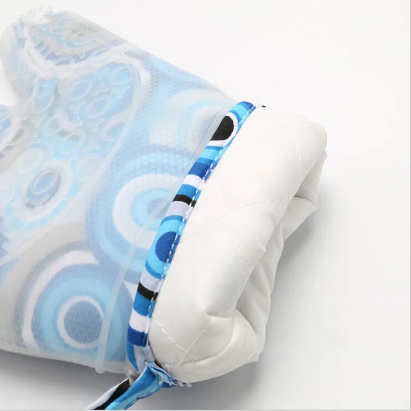 Long Section Silicone Oven Mitt Non-slip Quality Oven Gloves Heat Resistant Gloves Designer 1pc