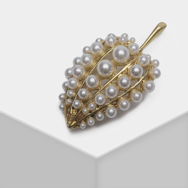 Бутик amorita Мода лист Жемчуг дизайн брошь | Украшения и аксессуары