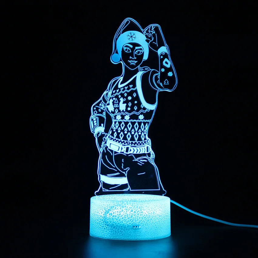

Fortnight Lights NightLight LED Night Sleep Light Projection Lamp Fortinet Battle Royale Shop Toys Kids Gifts