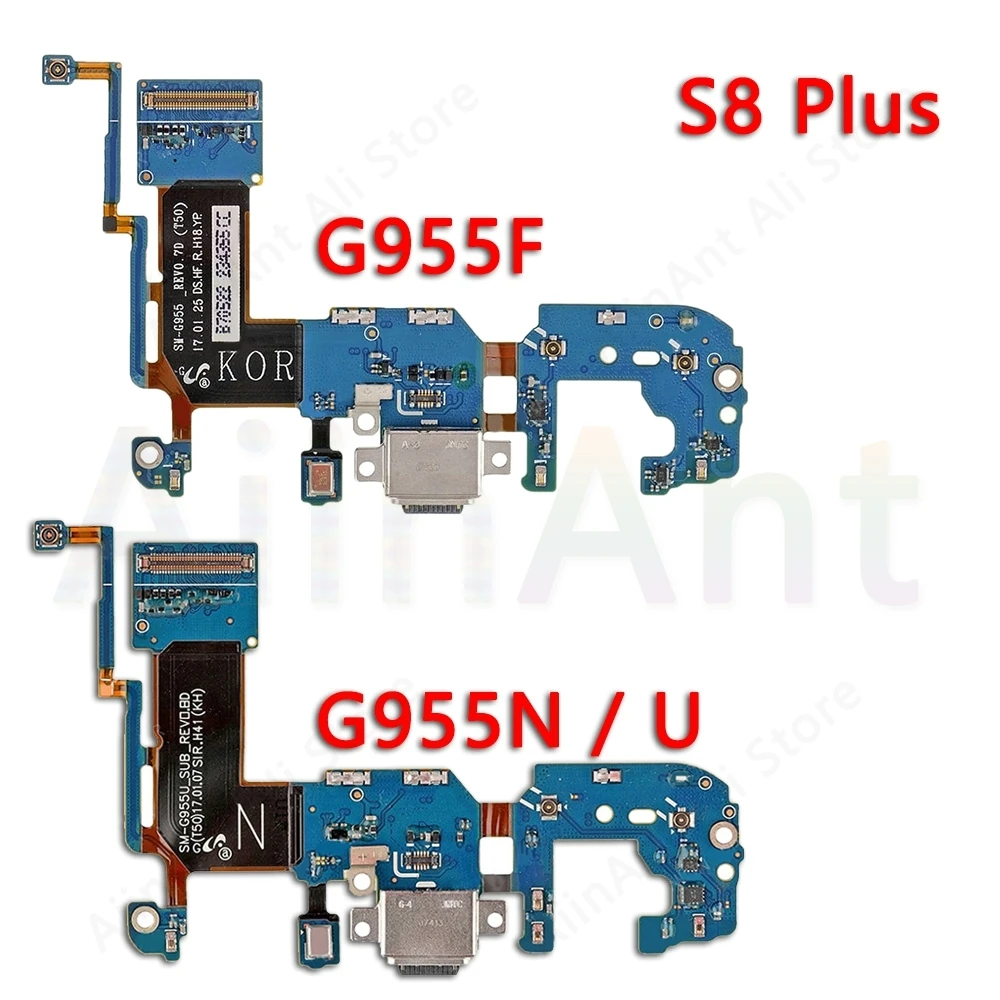 Для samsung Galaxy S8 G950u G950f G950n S8 Plus G955u G955f G955n usb зарядный порт Зарядное устройство Док-станция разъем гибкий кабель