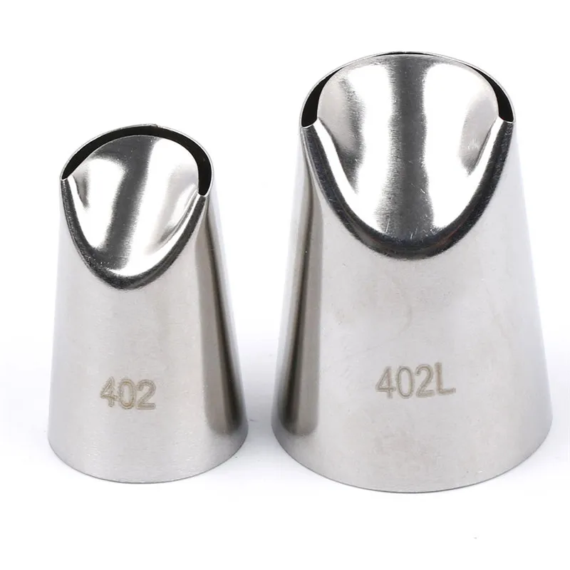 

402L# M/L Stainless Steel Cake Cream Tips Nozzle Baking Tools For Cake Fondant Decorating Pastry Nozzles Bakeware Free Shipping