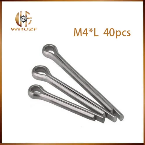 40PCS-M4* L GB91 304 из нержавеющей стали штифт/шпилька/штифт