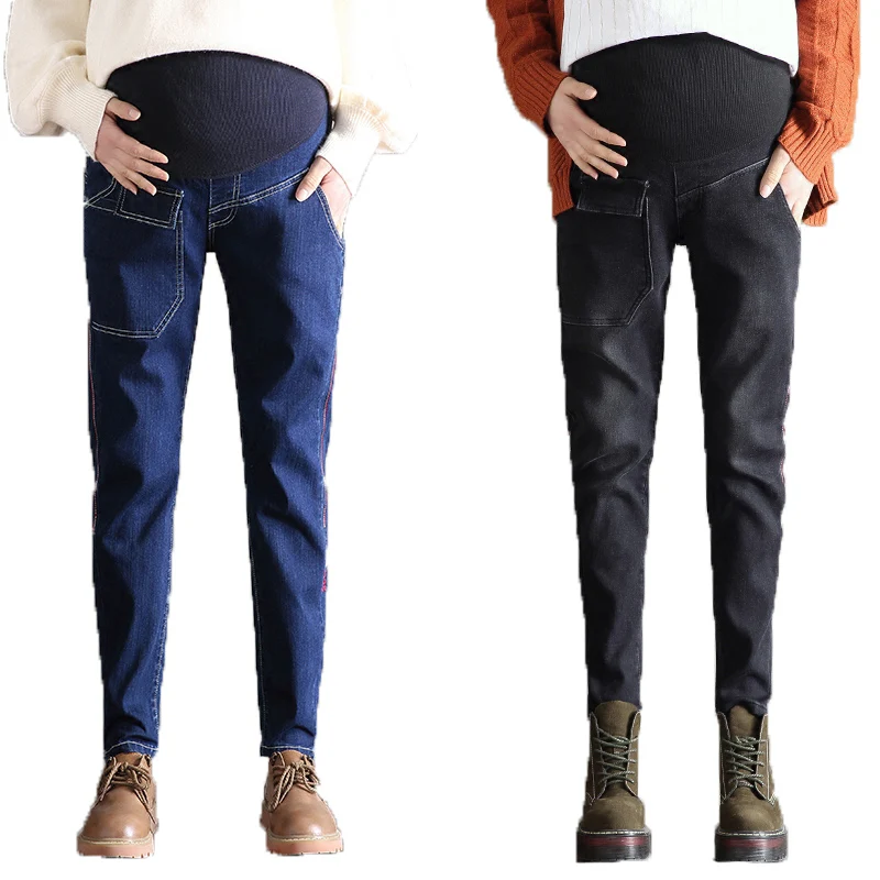 Pregnant Jeans Cotton Thin Belly Pants For Pregnant Women Pregnancy