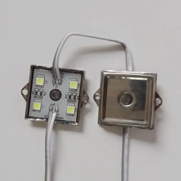 Airmail(заказное, Авиапочта),, DC12V IP65 Водонепроницаемый SMD 5050 Светодиодный модуль белый/теплый белый/красный/синий/желтый/RGB светодиодный источник света, 35*35 мм