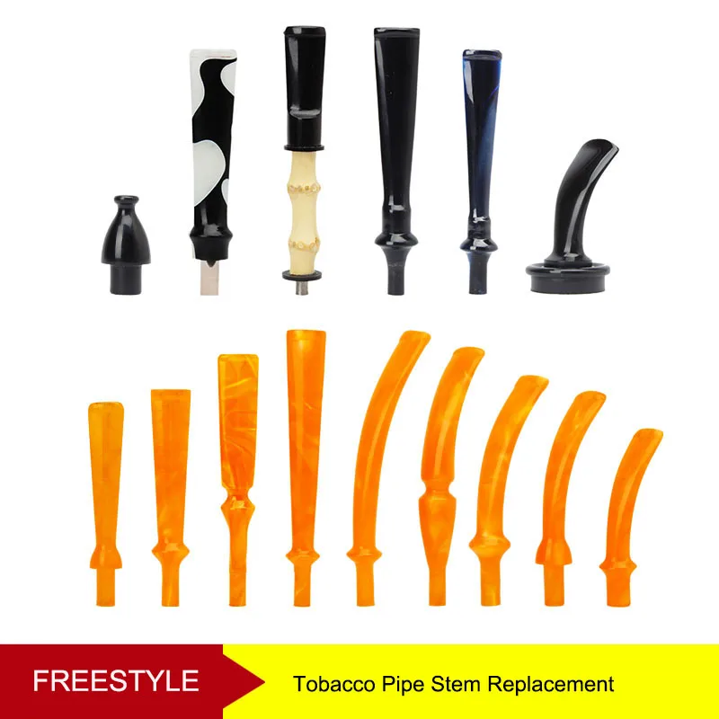 

MUXIANG Colorful Tobacco Pipe Stem Replacement Smoking Pipe Mouthpieces be0080-be0117