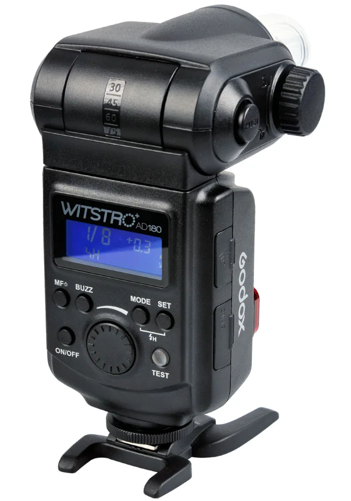 US $315.80 GODOX WITSTRO AD180 Advanced Flash Light Speedlite W PB960 Orange Power Pack Battery For DSLR Cameras