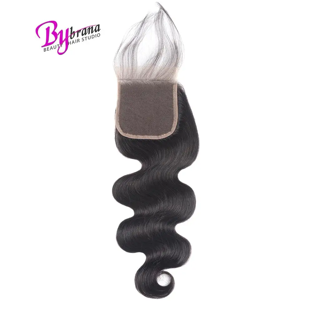  Brazilian Body Wave Closure Free Three Middle Part 100% Remy Human Hair Lace Closure With Baby Hair Natural Color Bybrana (11)