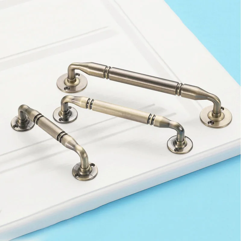 MEGAIRON винтажные дверные ручки простой шкаф ручка кухня с винтами|handles for furniture|cabinet