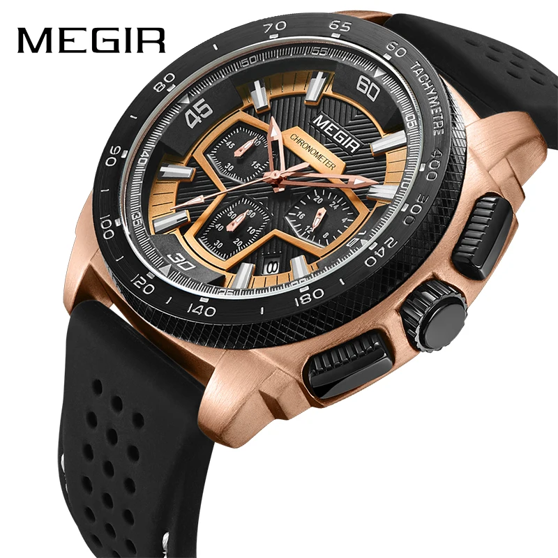 MEGIR Top Brand Men Sport Watch Fashion Silicone Army Military Watches Relogio Masculino Quartz Wrist Watch Clock Men 2056 MEGIR Top Brand Men Sport Watch Fashion Silicone Army Military Watches Relogio Masculino Quartz Wrist Watch Clock Men 2056