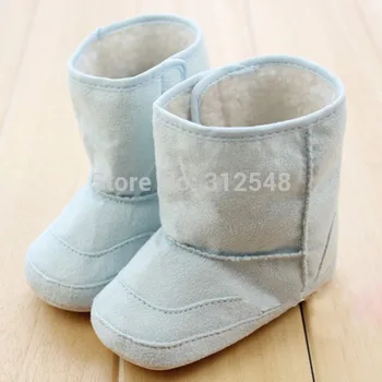 

Fashion Super Warm Winter Baby Ankle Snow Boots Infant Shoes Pink Khaki Antiskid Keep Warm Baby Shoes First Walkers