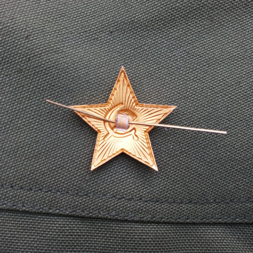 WWII WW2 Soviet Army Military Cap Cockade Red Stars Russia Cap Cockade Hat Badge 30mm RU/402159-3cm