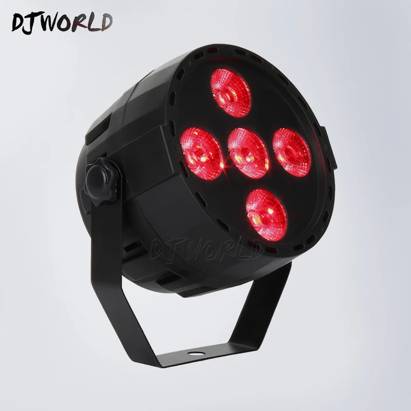 

Mini LED Par 5x10W RGBW DMX512 Stage Effect Lighting For DJ Disco Home Birthday Party Dance Floor Christmas Decoration And Clubs