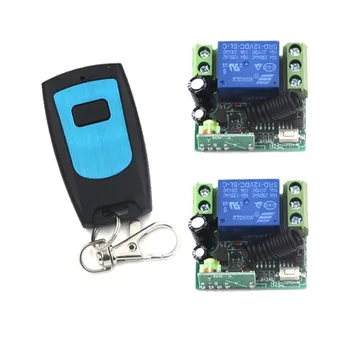 

DC 12V 1CH Remote control Switch RF Wireless Remote Switch 1 Transmitter +2 Receiver 315/433MHZ SKU: 5182