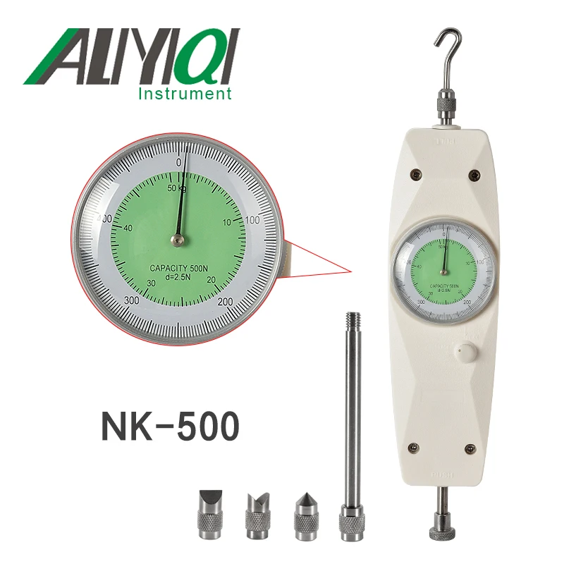NK-500 500N указатель динамометр аналоговый Толчок Силы Датчик тестер метр инструменты