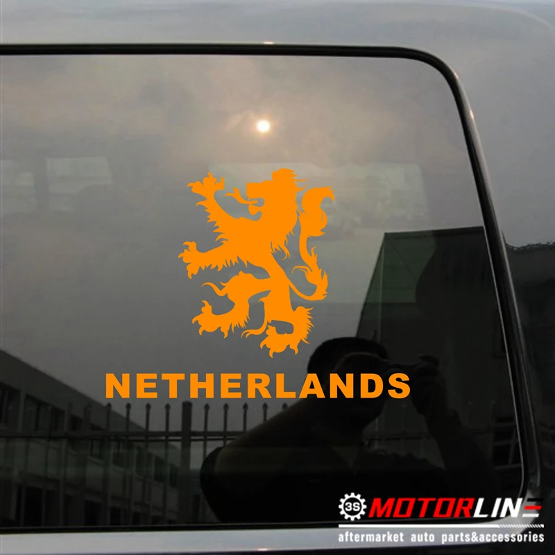 

Netherlands Lion Flag Holland Dutch Car Decal Sticker Vinyl Die cut no background, choose size and color!