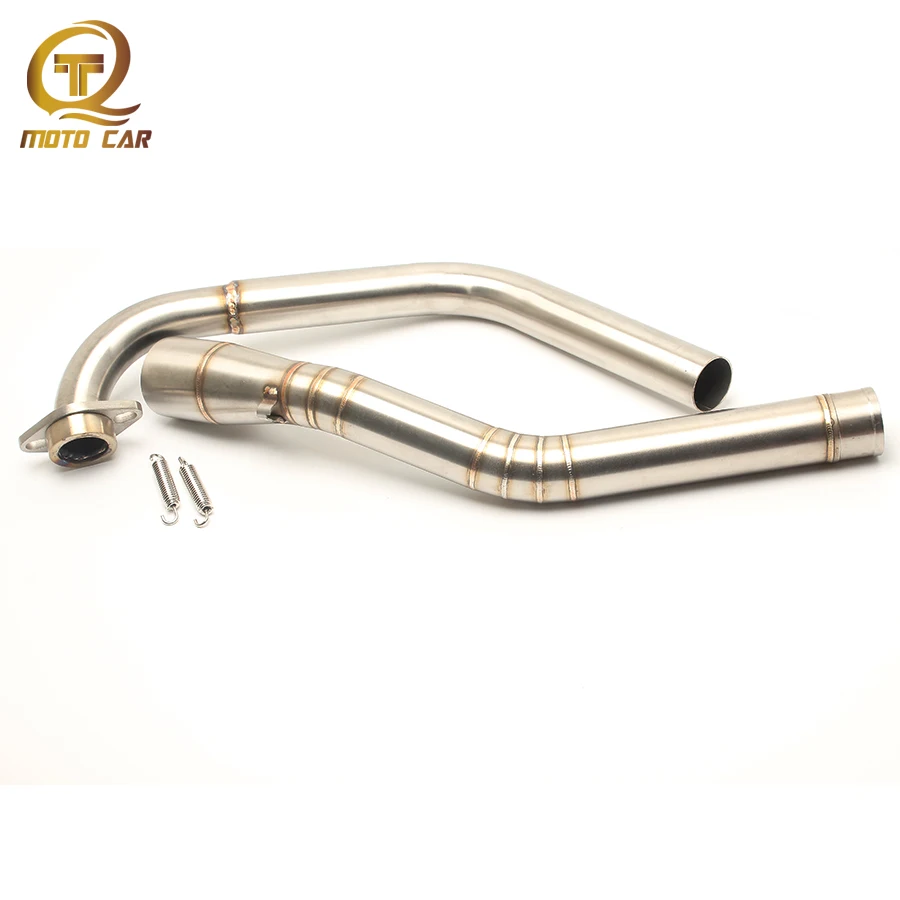 

Motorcycle Exhaust System Escape muffler Middle tube Link Pipe FOR Yamaha YZF R15 R 15 2008 2009 2010 2011 2012-2015 2016 2017