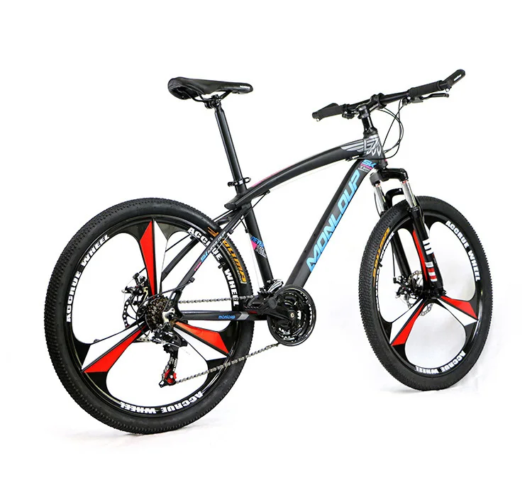 Mountain bike magnesium alloy wheel 26 inches 3 spokes Cassette Bicycle Wheel MTB bike Disc Brake rims