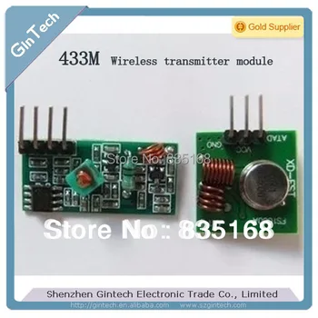 

(1 pair) 315MHZ 433mhz receiver + transmitter 433M 315MHZ Wireless transmitter module Security alarm superregenerative module