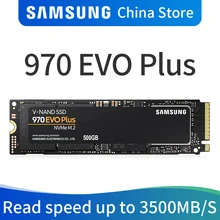 Samsung 970 EVO PLUS M.2 SSD 250 ГБ 500 1 ТБ nvme pcie Внутренний твердотельный жесткий диск HDD жесткий диск дюймов ноутбука, настольного компьютера MLC тормозной диск