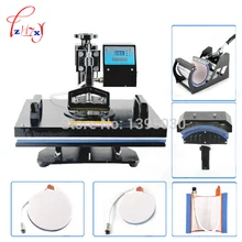 1PC 6in1 30*38cm T-shirt Swing Away Heat Press Machine/Shaking Head Heat Transfer Sublimation Machine