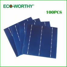 100PCS Sunpower Photovoltaic Cheap Poly Crystalline Solar Cell Diy 100w 10w 18v Solar Panel 5v 6v 12v 50w